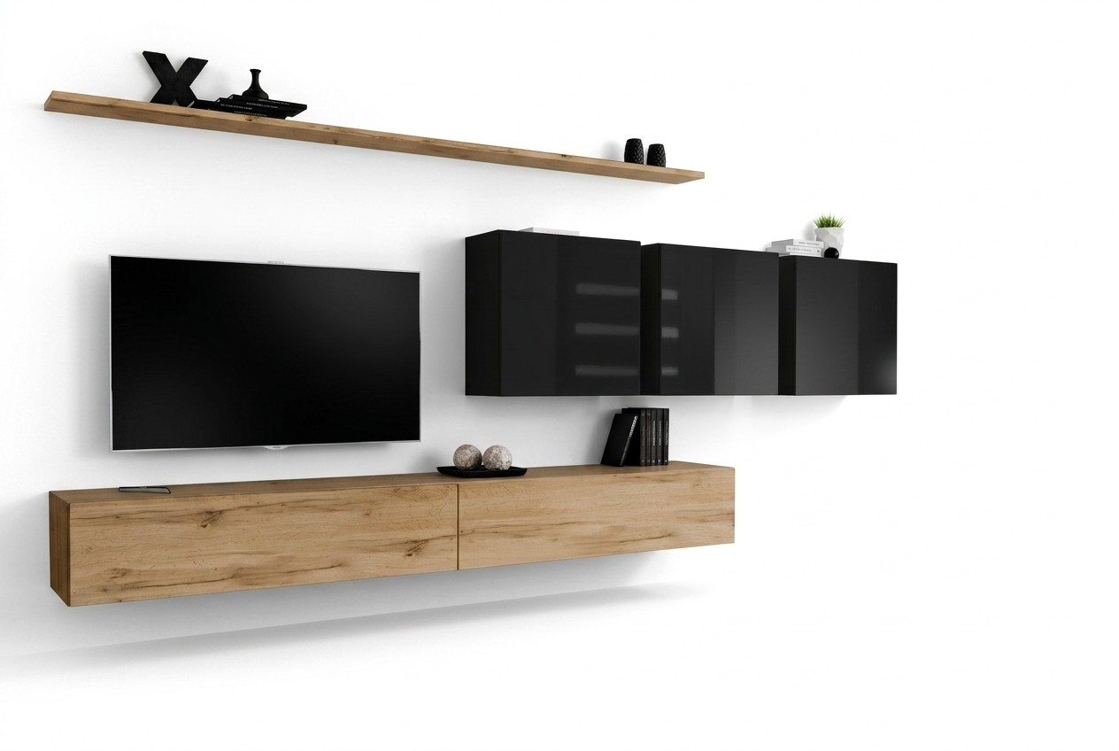 Ontwerp woonkamerbruin dressoir tv-standaard wandkast woonkamermeubilair compleet