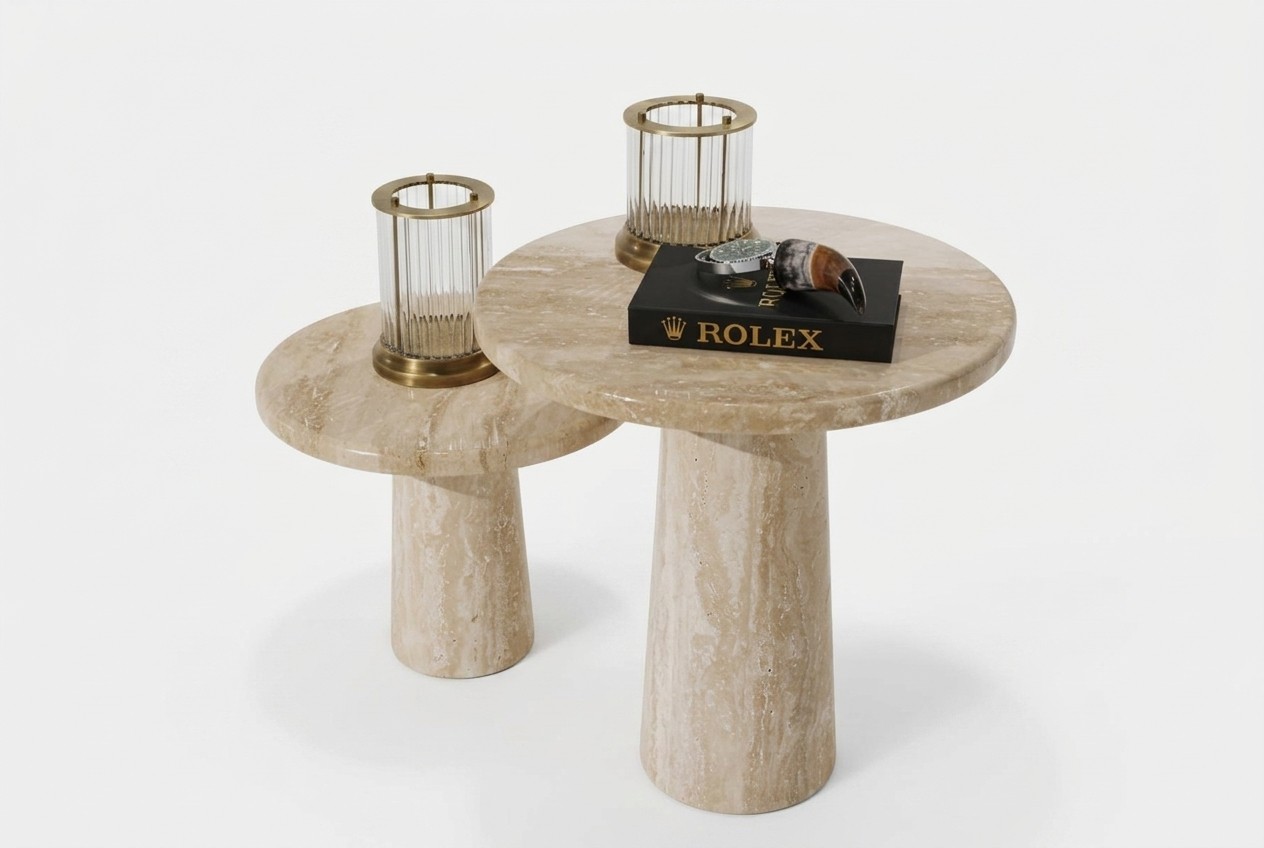 2x salontafels woonkamerset houten meubels design moderne inrichting
