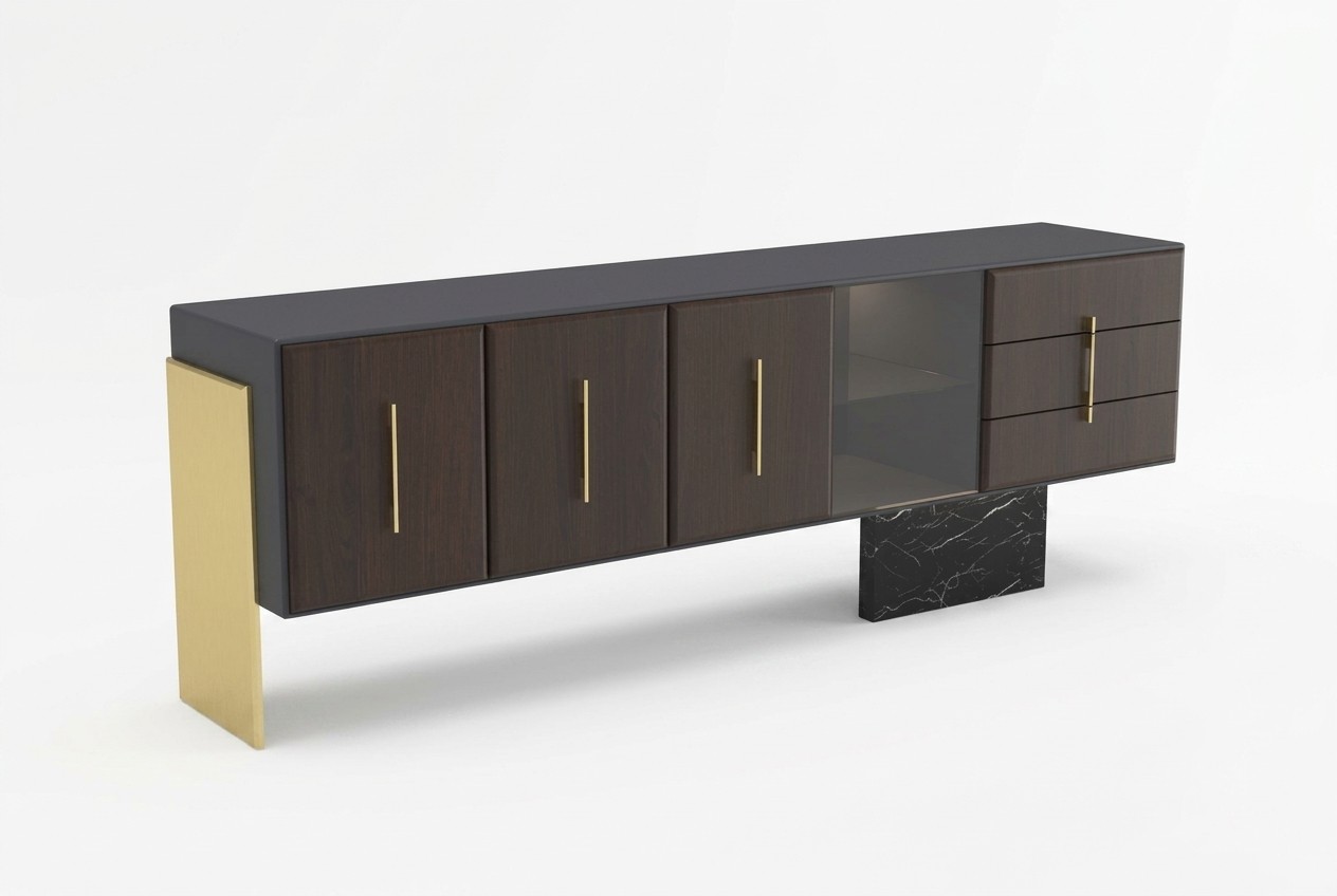 Modern dressoir hout ladenkast meubels luxe design tv-standaard nieuw