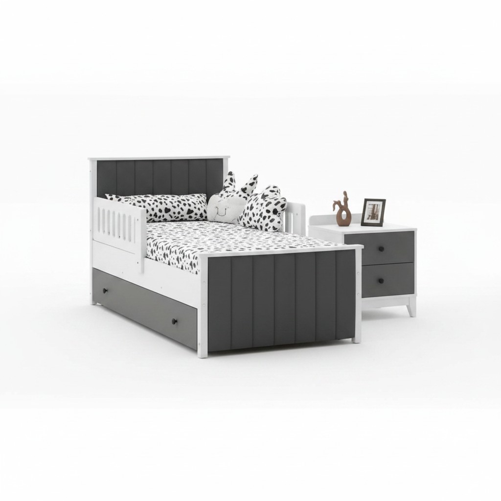 Kinderbed Bed Kinderkamer Kindermeubels Bedframe Wit hout