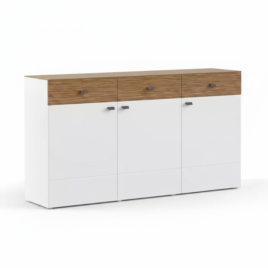 Luxe dressoir kast woonkamer hout design sideboard meubels dressoir