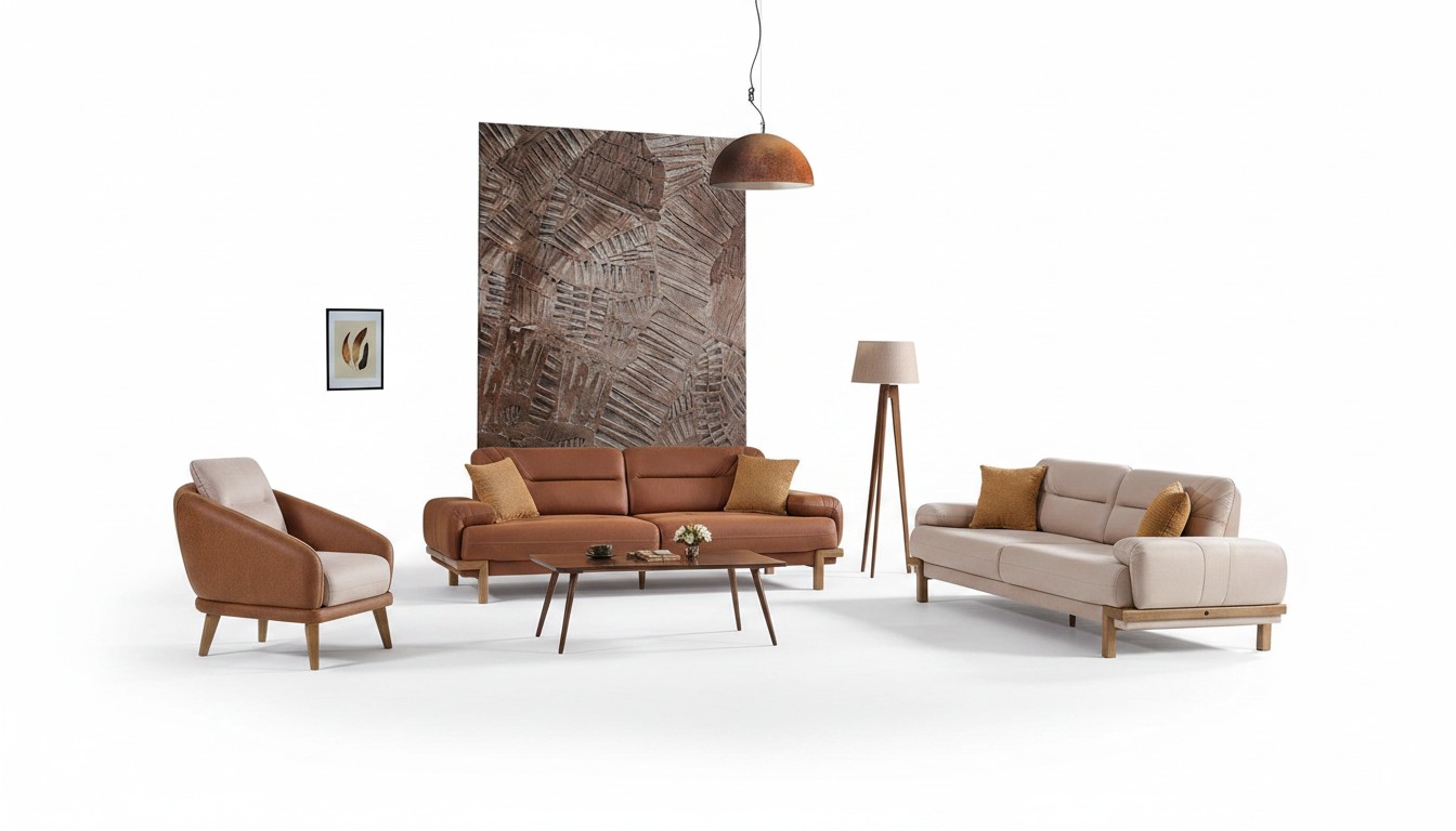 Bankstel 3+3+1 Zits Meubel Luxe Set Bankstel Modern Set 3-delig
